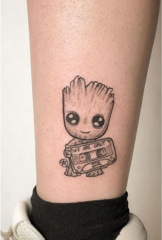 Top 150 hình xăm trắng đen mini mang đủ phong cách - Genztattoo