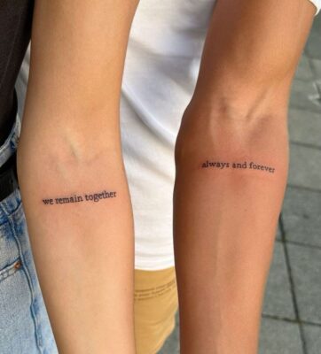 Gợi ý 999+ mẫu hình xăm chữ ý nghĩa về tình bạn - Genztattoo
