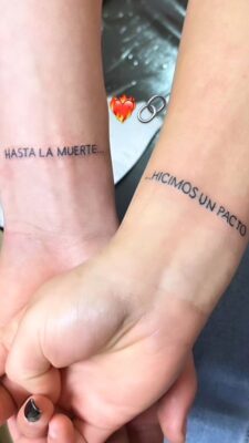 Gợi ý 999+ mẫu hình xăm chữ ý nghĩa về tình bạn - Genztattoo