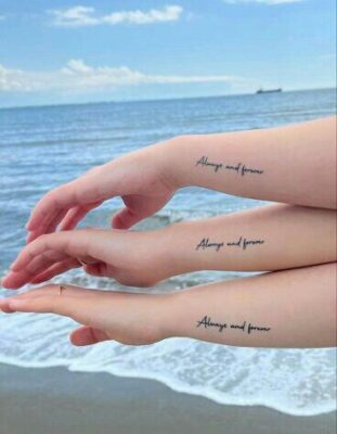Gợi ý 999+ mẫu hình xăm chữ ý nghĩa về tình bạn - Genztattoo