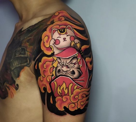 150 mẫu hình xăm daruma chọn lọc và ý nghĩa của hình xăm - Genztattoo