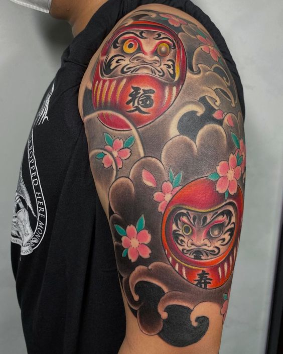 150 mẫu hình xăm daruma chọn lọc và ý nghĩa của hình xăm - Genztattoo