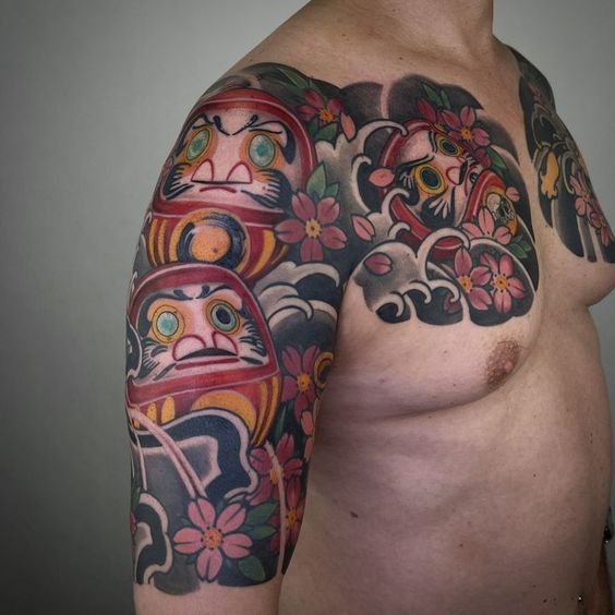 150 mẫu hình xăm daruma chọn lọc và ý nghĩa của hình xăm - Genztattoo