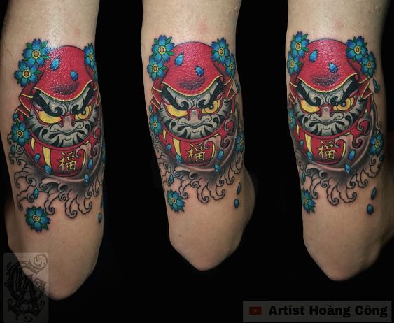 150 mẫu hình xăm daruma chọn lọc và ý nghĩa của hình xăm - Genztattoo