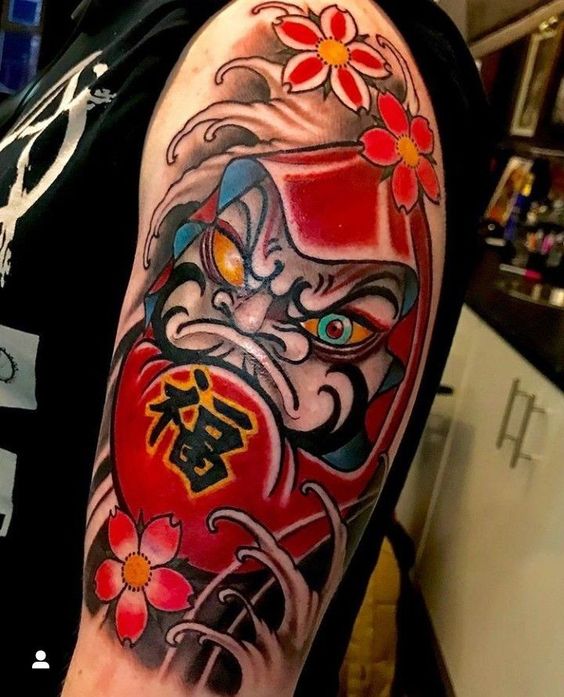 150 mẫu hình xăm daruma chọn lọc và ý nghĩa của hình xăm - Genztattoo