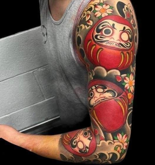 150 mẫu hình xăm daruma chọn lọc và ý nghĩa của hình xăm - Genztattoo
