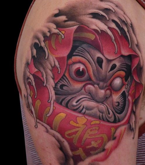 150 mẫu hình xăm daruma chọn lọc và ý nghĩa của hình xăm - Genztattoo