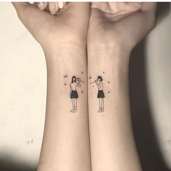 666+ hình xăm mini tình bạn độc đáo và ý nghĩa - Genztattoo