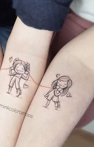 666+ hình xăm mini tình bạn độc đáo và ý nghĩa - Genztattoo