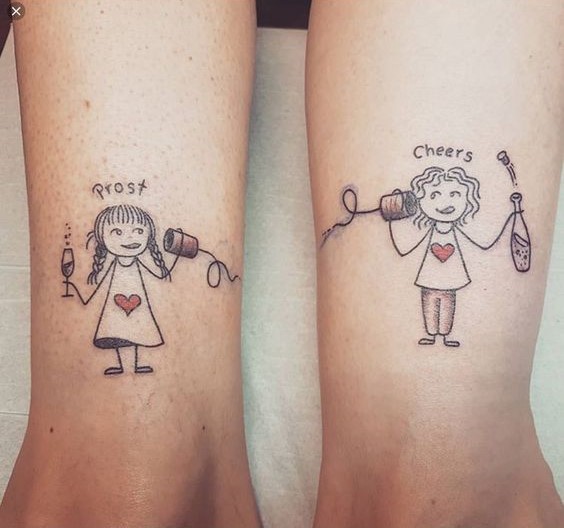 666+ hình xăm mini tình bạn độc đáo và ý nghĩa - Genztattoo
