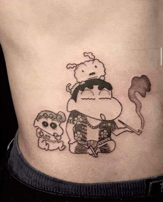 hình xăm của 2 anh em siêu playboy Tổng hợp 999+ mẫu hình xăm cu Shin siêu ngầu và bá đạo - Genztattoo
