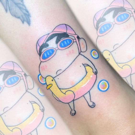 hình xăm cushin vui nhộn Tổng hợp 999+ mẫu hình xăm cu Shin siêu ngầu và bá đạo - Genztattoo