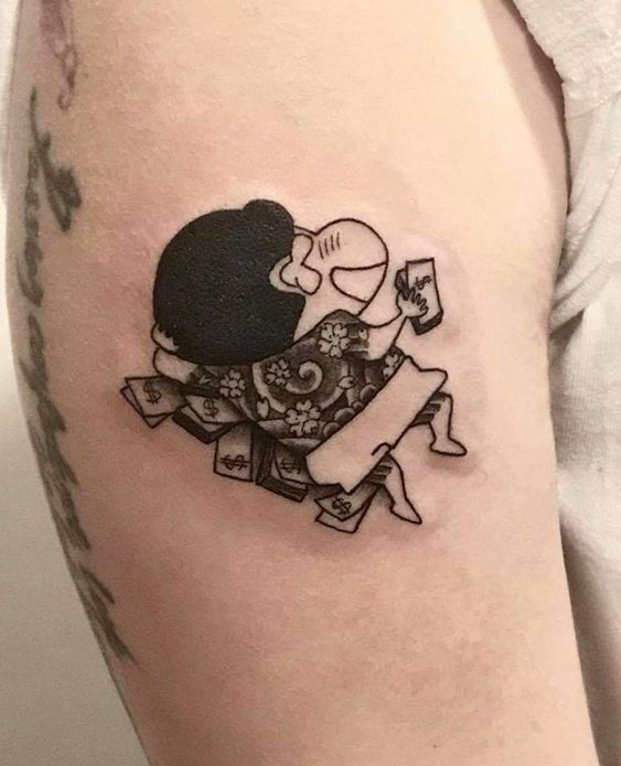 hình xăm cushin trên bắp tay Tổng hợp 999+ mẫu hình xăm cu Shin siêu ngầu và bá đạo - Genztattoo