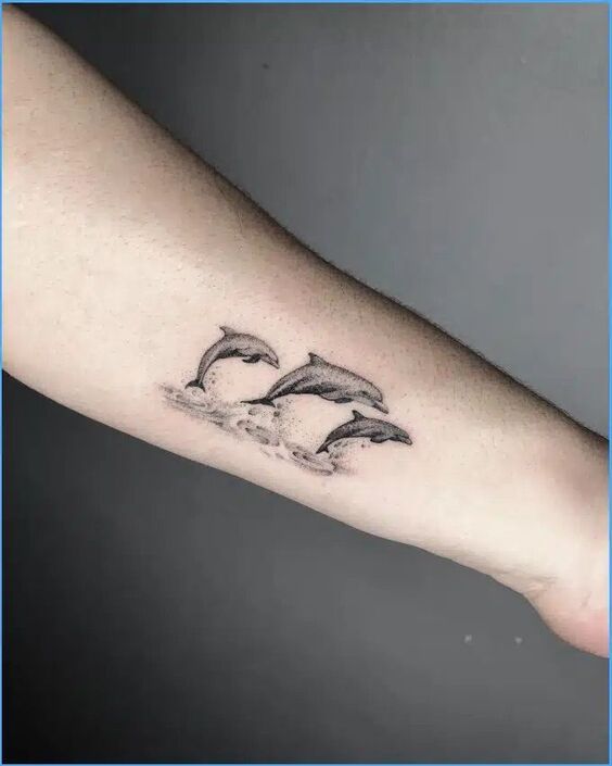 Bộ sưu tập 444+ hình xăm cá heo cute, đáng yêu - Genztattoo