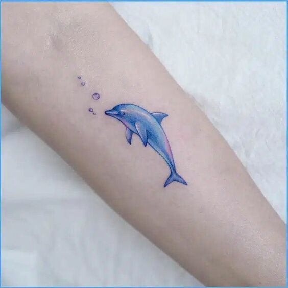 Bộ sưu tập 444+ hình xăm cá heo cute, đáng yêu - Genztattoo