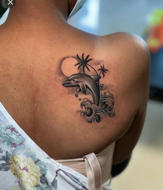 Bộ sưu tập 444+ hình xăm cá heo cute, đáng yêu - Genztattoo