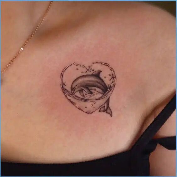 Bộ sưu tập 444+ hình xăm cá heo cute, đáng yêu - Genztattoo