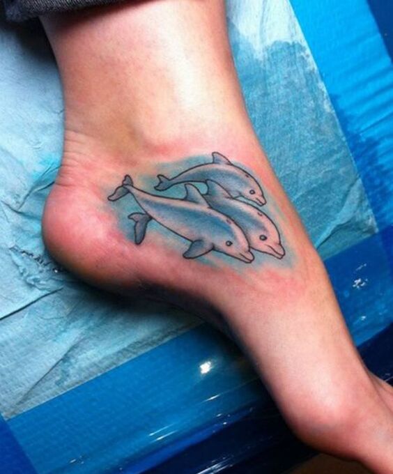 Bộ sưu tập 444+ hình xăm cá heo cute, đáng yêu - Genztattoo
