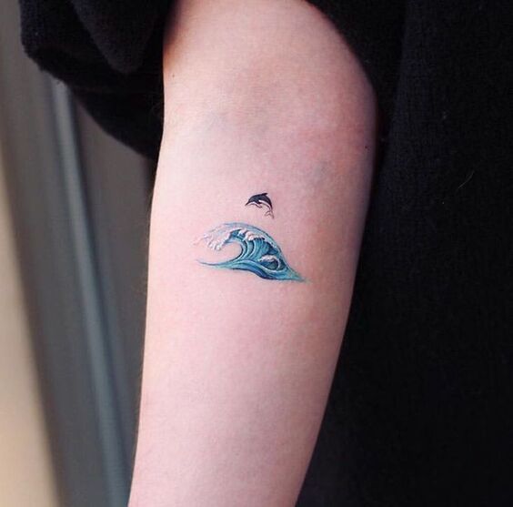 Bộ sưu tập 444+ hình xăm cá heo cute, đáng yêu - Genztattoo