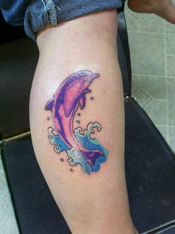 Bộ sưu tập 444+ hình xăm cá heo cute, đáng yêu - Genztattoo