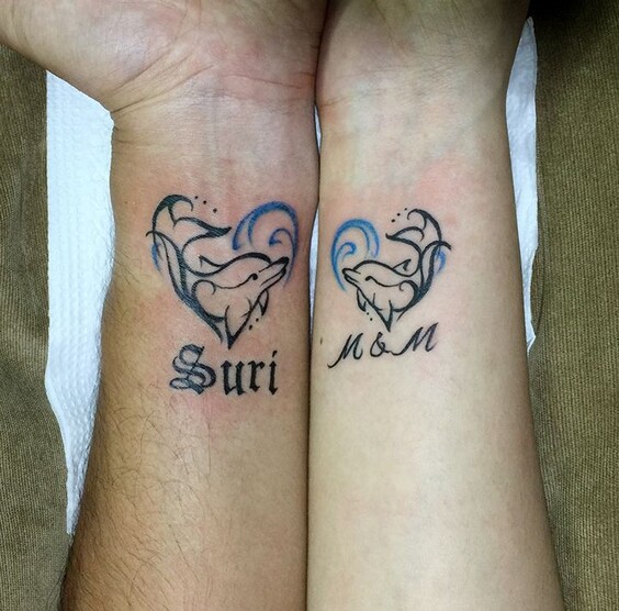Bộ sưu tập 444+ hình xăm cá heo cute, đáng yêu - Genztattoo