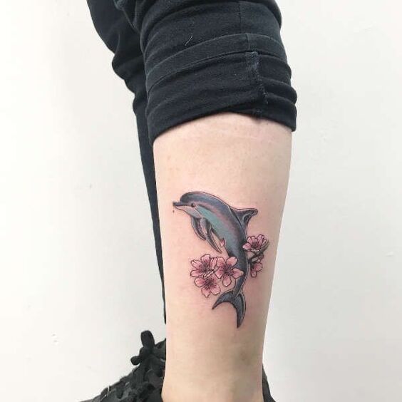 Bộ sưu tập 444+ hình xăm cá heo cute, đáng yêu - Genztattoo
