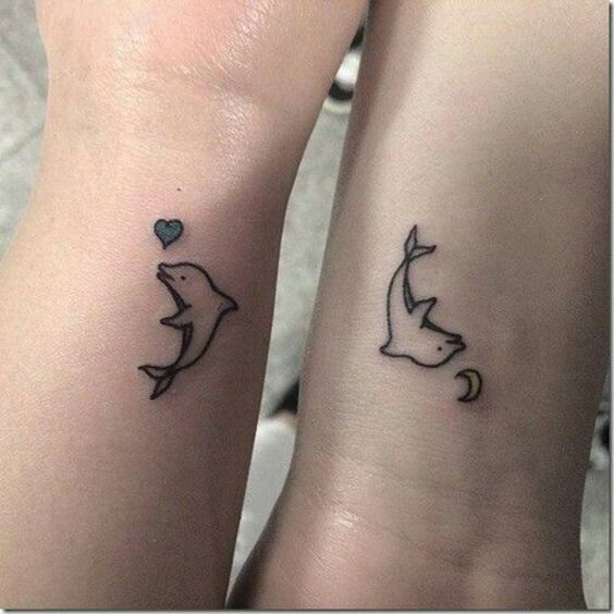 Bộ sưu tập 444+ hình xăm cá heo cute, đáng yêu - Genztattoo