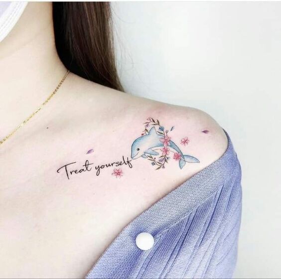 Bộ sưu tập 444+ hình xăm cá heo cute, đáng yêu - Genztattoo