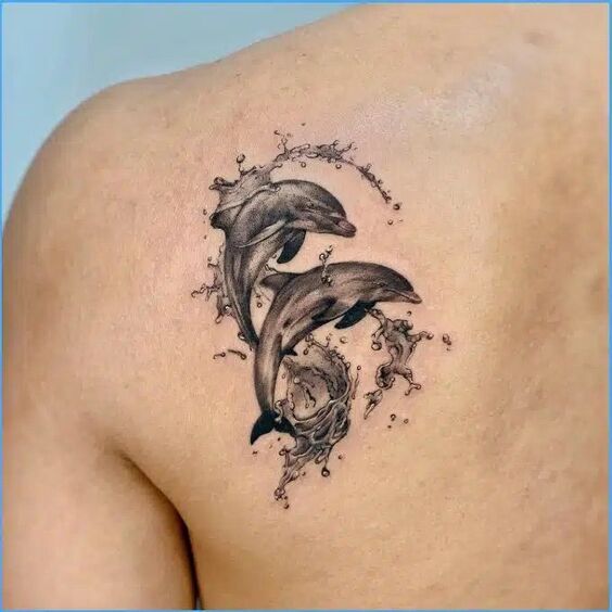 Bộ sưu tập 444+ hình xăm cá heo cute, đáng yêu - Genztattoo