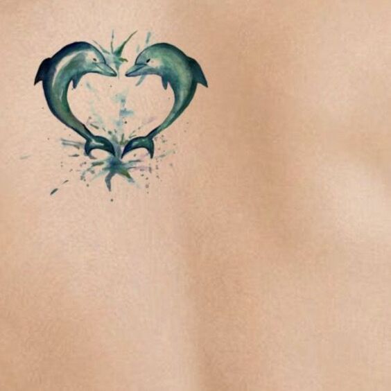 Bộ sưu tập 444+ hình xăm cá heo cute, đáng yêu - Genztattoo