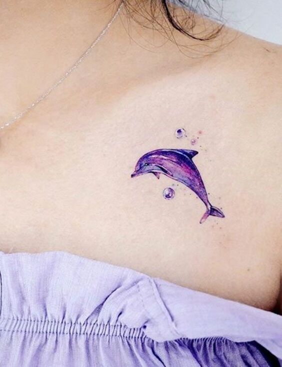 Bộ sưu tập 444+ hình xăm cá heo cute, đáng yêu - Genztattoo