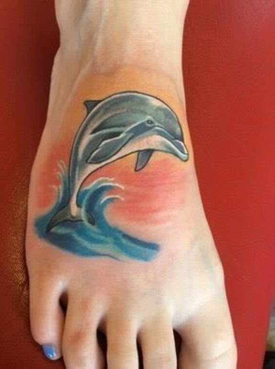 Bộ sưu tập 444+ hình xăm cá heo cute, đáng yêu - Genztattoo
