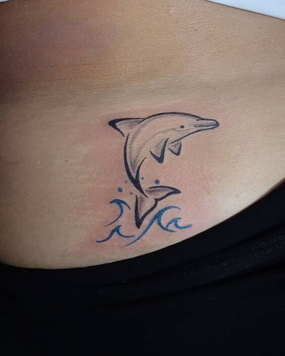 Bộ sưu tập 444+ hình xăm cá heo cute, đáng yêu - Genztattoo
