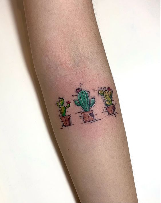 999+ hình xăm mini cây xương rồng đẹp nhất được chọn lọc - Genztattoo