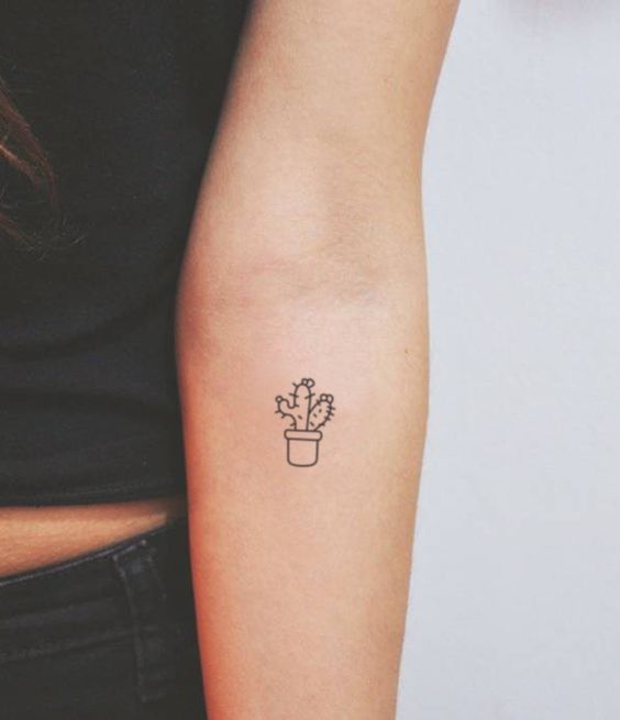 999+ hình xăm mini cây xương rồng đẹp nhất được chọn lọc - Genztattoo