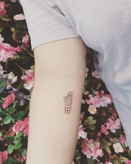 999+ hình xăm mini cây xương rồng đẹp nhất được chọn lọc - Genztattoo