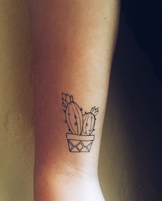 999+ hình xăm mini cây xương rồng đẹp nhất được chọn lọc - Genztattoo