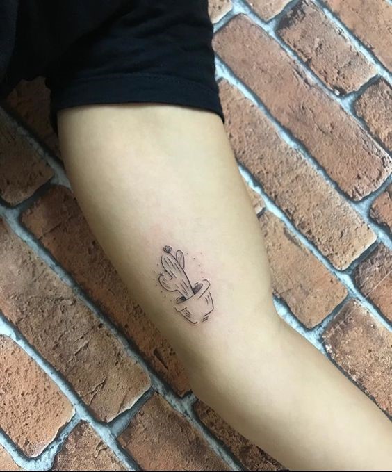 999+ hình xăm mini cây xương rồng đẹp nhất được chọn lọc - Genztattoo