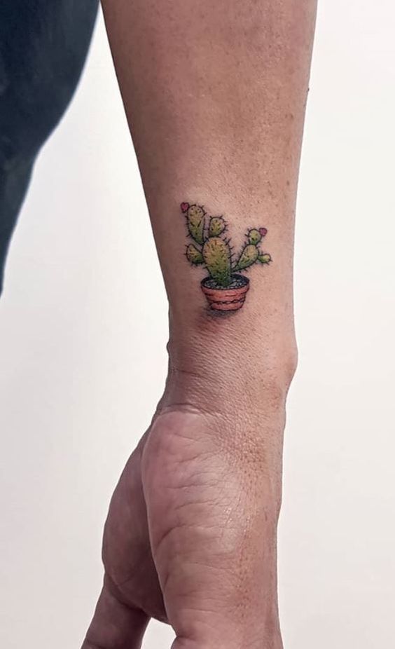 999+ hình xăm mini cây xương rồng đẹp nhất được chọn lọc - Genztattoo