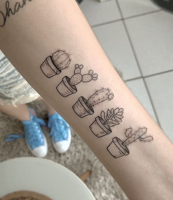 999+ hình xăm mini cây xương rồng đẹp nhất được chọn lọc - Genztattoo