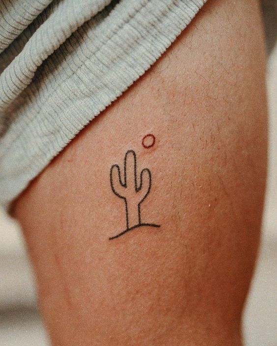 999+ hình xăm mini cây xương rồng đẹp nhất được chọn lọc - Genztattoo