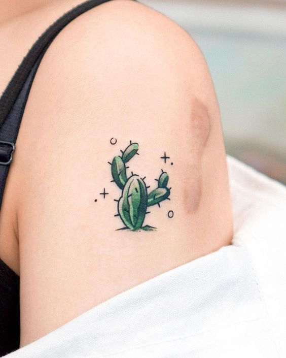 999+ hình xăm mini cây xương rồng đẹp nhất được chọn lọc - Genztattoo