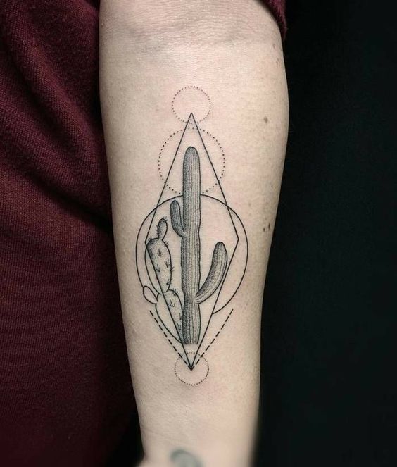 999+ hình xăm mini cây xương rồng đẹp nhất được chọn lọc - Genztattoo