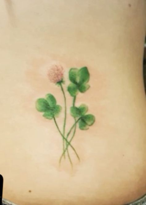 250 hình xăm mini cỏ 3 lá và 4 lá - Genztattoo