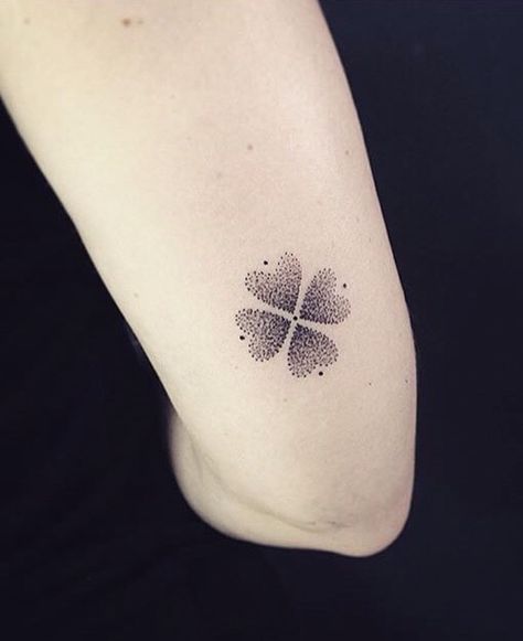 250 hình xăm mini cỏ 3 lá và 4 lá - Genztattoo