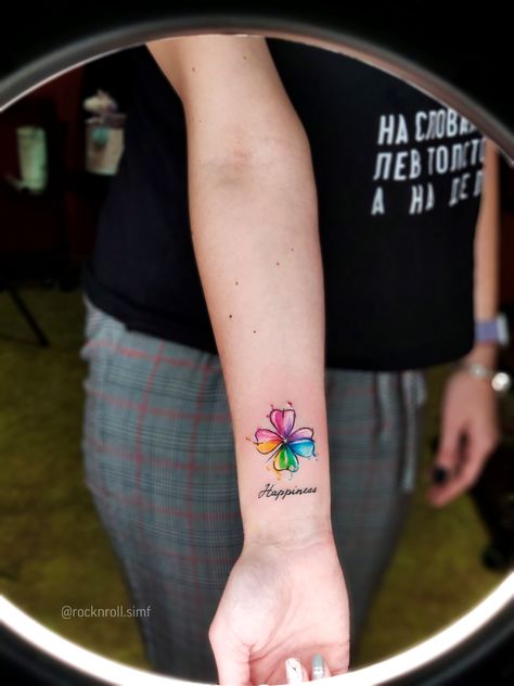 250 hình xăm mini cỏ 3 lá và 4 lá - Genztattoo