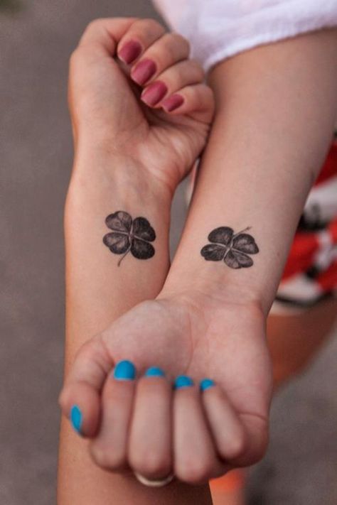 250 hình xăm mini cỏ 3 lá và 4 lá - Genztattoo