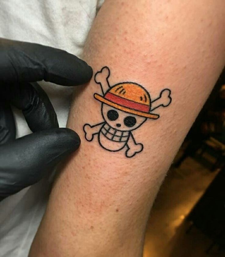 hình xăm mini nhân vật one piece