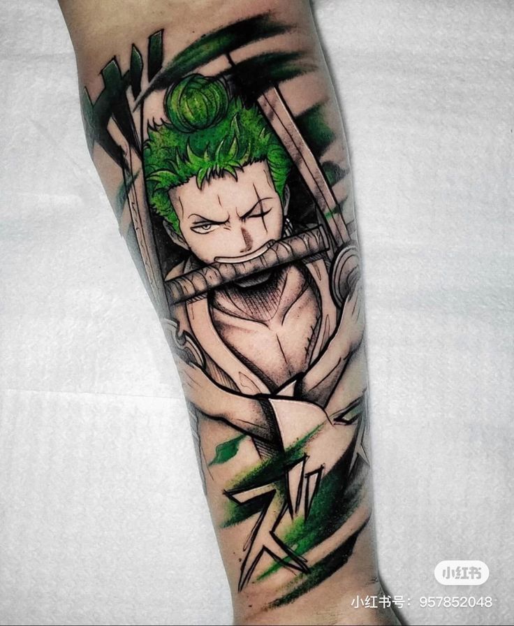 thiết kế xăm one piece đẹp