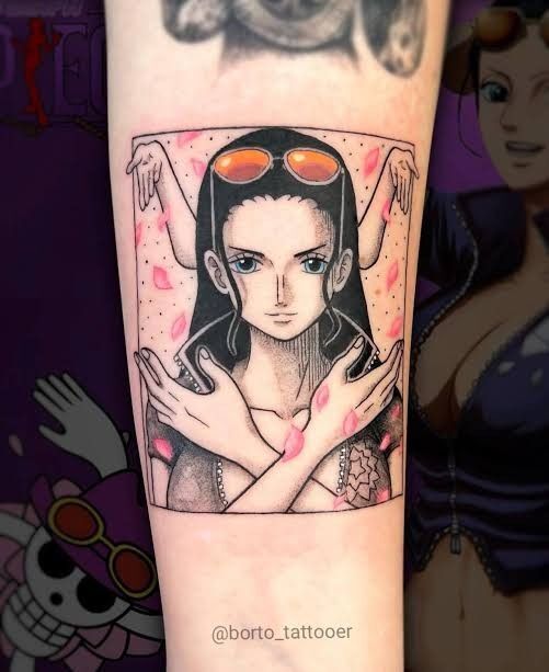 tattoo cô gái ở tay